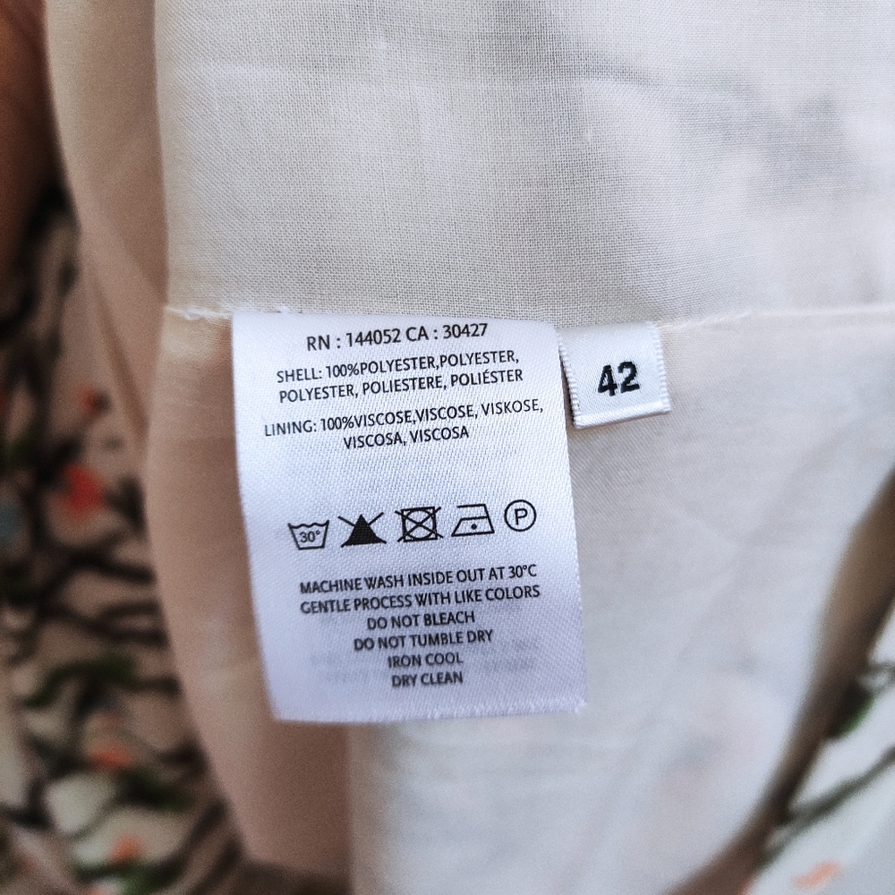 ESSENTIEL ANTWERP NARMONY DRESS OFF WHITE 42/10 - Picture 7 of 15